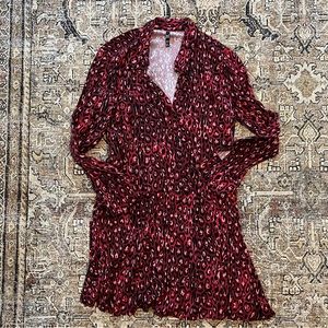 Zara Mini Dress Pink Leopard